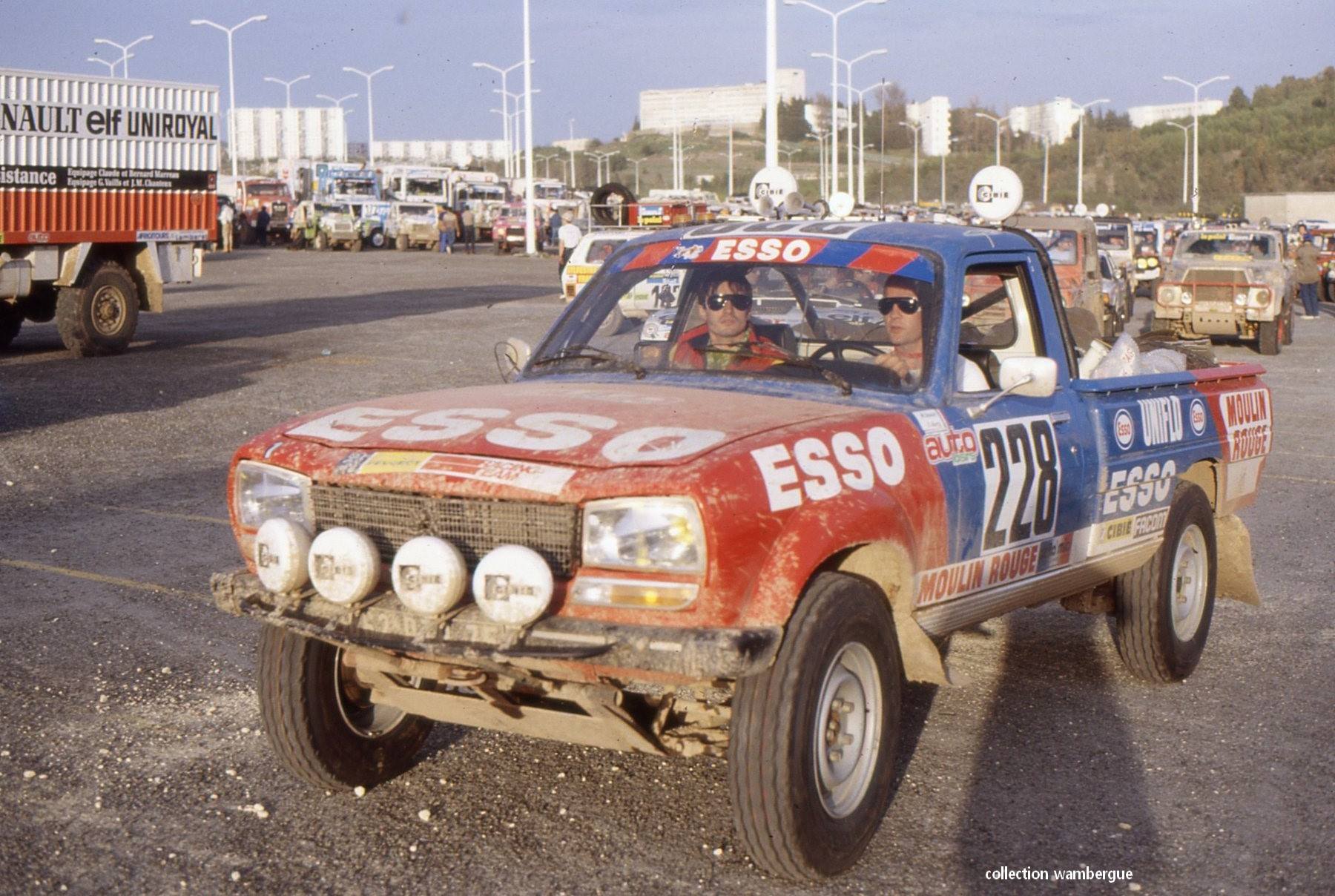 504 4x4 Dangel 504 Dangel participant au Rallye Dakar